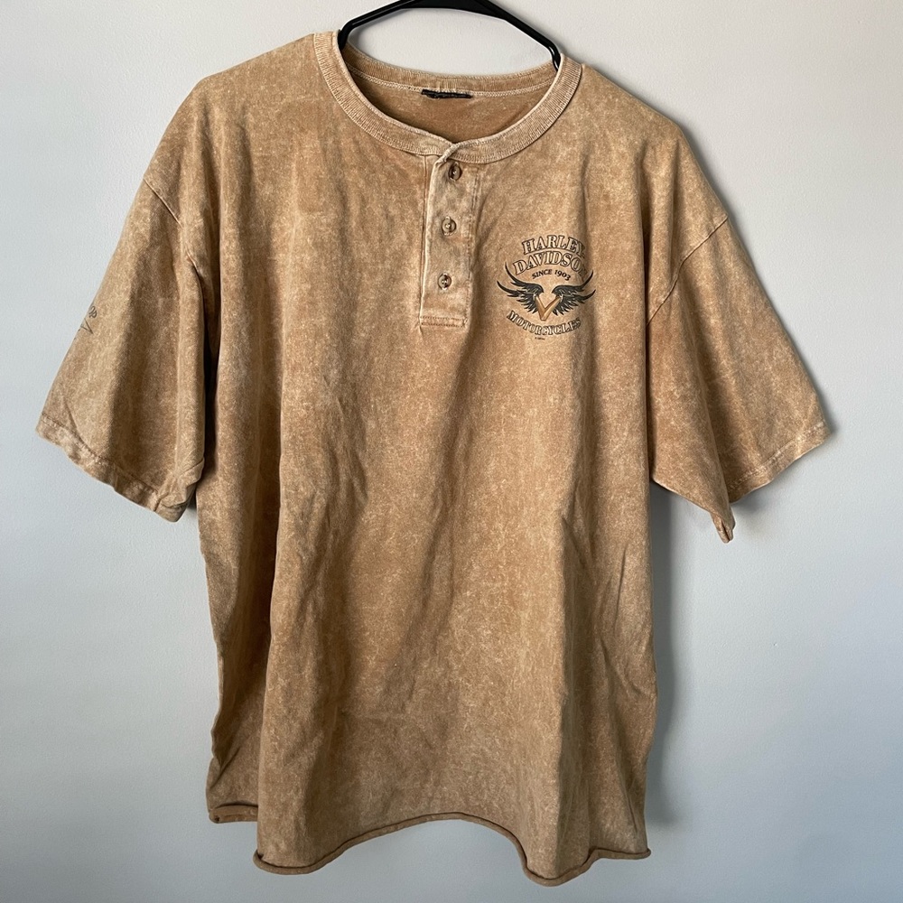Vintage Harley Davidson Henley